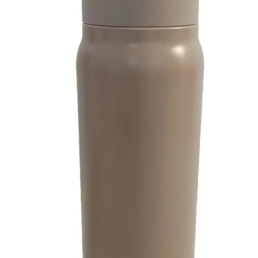 Uniqlo Beige Stainless Steel Water Bottle 16oz – Carbonated Drink Safe Vent Lid - Picture 12 of 16